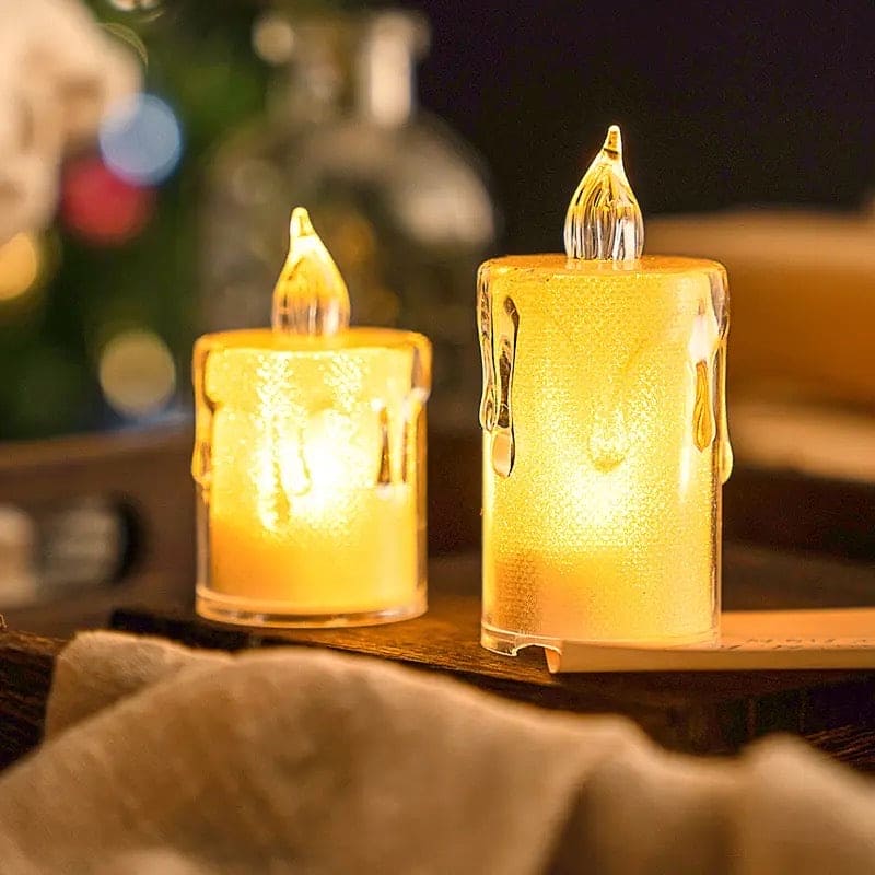 Acrylic Led Candle, Led Flameless Tea Light, Transparent Crystal Pillar Candle, Smokeless Wax Melting Candle, Candle Shape Electronic Lamp, ome Decor Candle Lamp, Simulation Candle Led Small Night Lamp Acrylic Led Candle, Led Flameless Tea Light, Transparent Crystal Pillar Candle, Smokeless Wax Melting Candle, Candle Shape Electronic Lamp, ome Decor Candle Lamp, Simulation Candle Led Small Night Lamp
